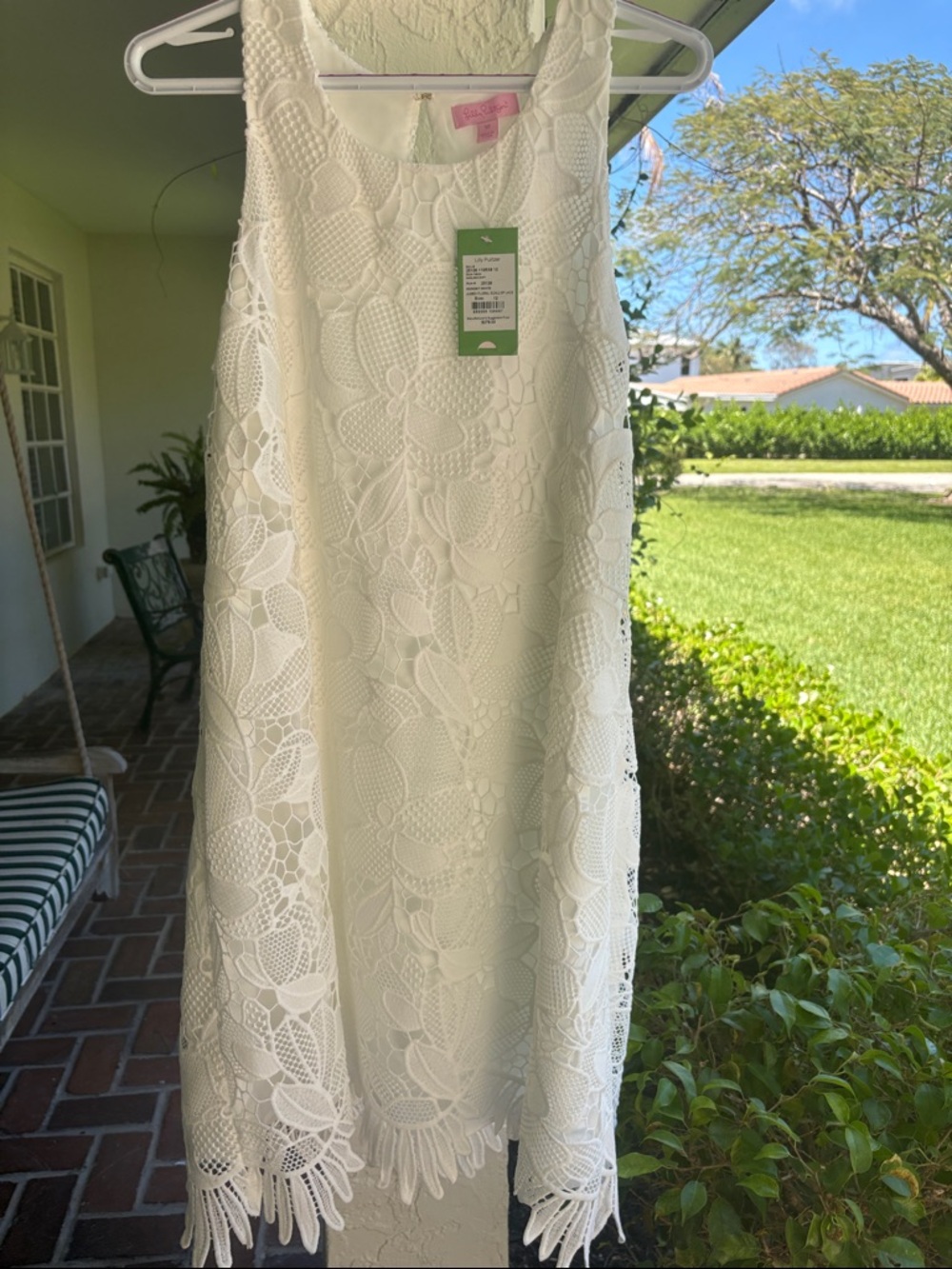 Lilly Pulitzer White Lace Mini Dress- $278. Original - Picture 7 of 14